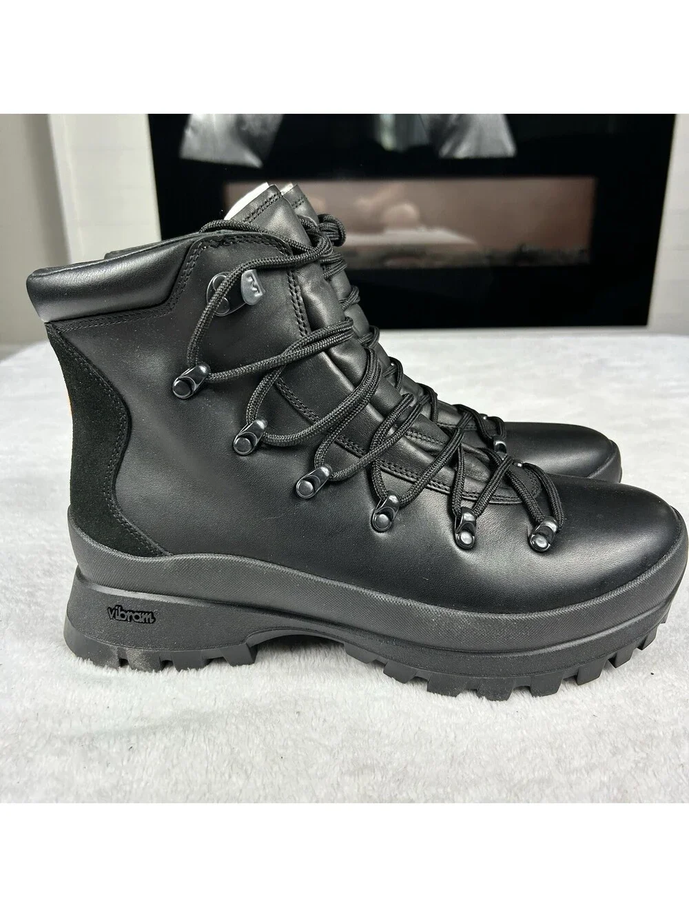 Merrell Bristol Mid Leather Hiking Boots Women’s Size 11 Black Leather New